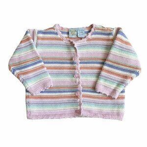 Striped Knit Cardigan